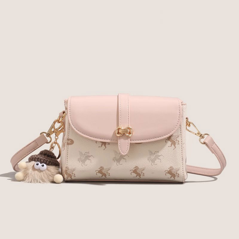 Bolso 2025 nuevo bolso de mensajero para mujer bolso pequeño otoño e invierno regalo de alta gama bolso de lona de un solo hombro