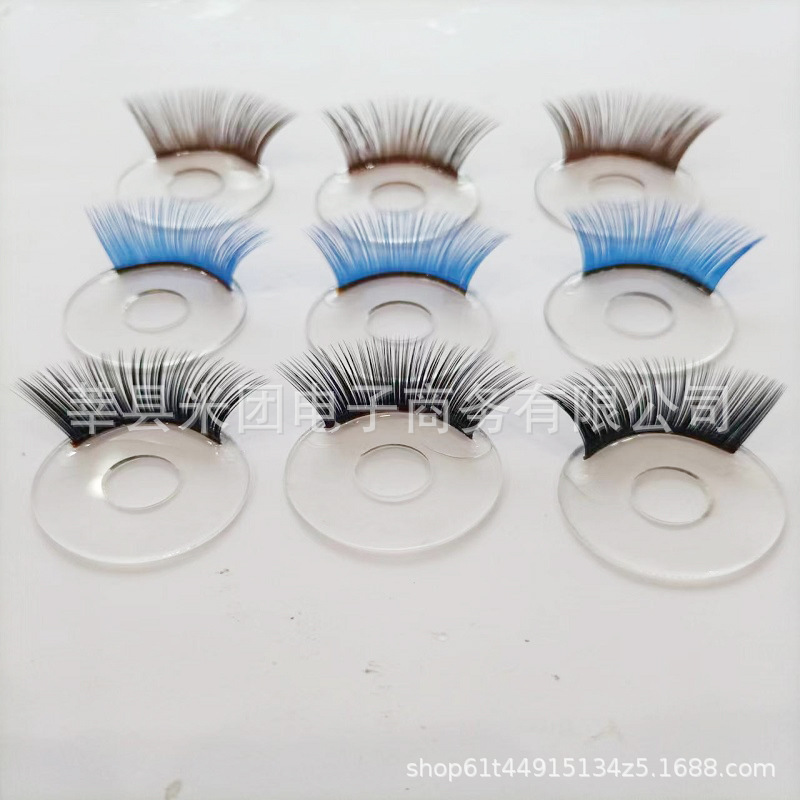 Comercio exterior pestañas 12-35mm ojos de juguete tridimensional ojo flash pestañas ojos juguete muñeca pestañas