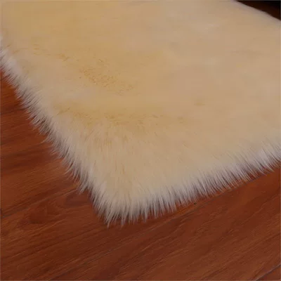 Dust-Proof Red Carpets, Girls' Cotton Mats — Car Carpet - beige-4040cm-square