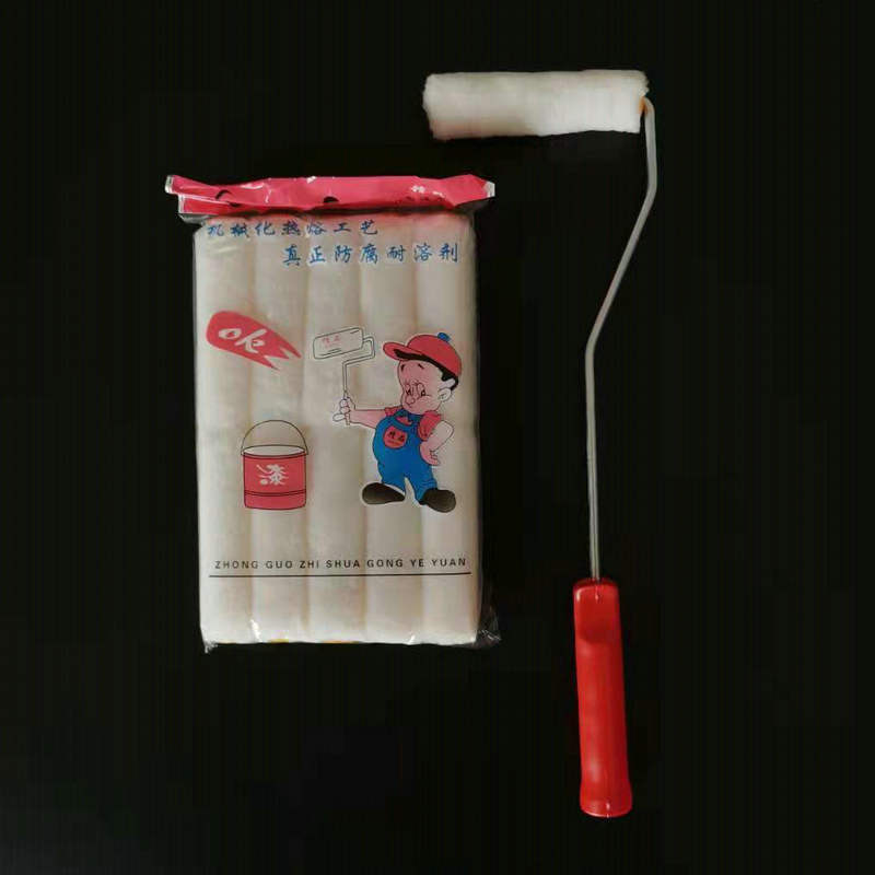 Cepillo de rodillos de 4 pulgadas pequeño pulgar Rodillo de cabeza de rodillo cepillo de pintura