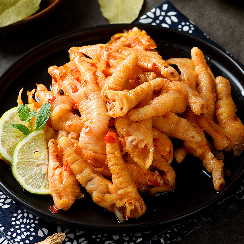 四川无骨鸡爪200克/盒柠檬酸辣无骨凤爪零食批发泡椒凤爪熟食长明|ms