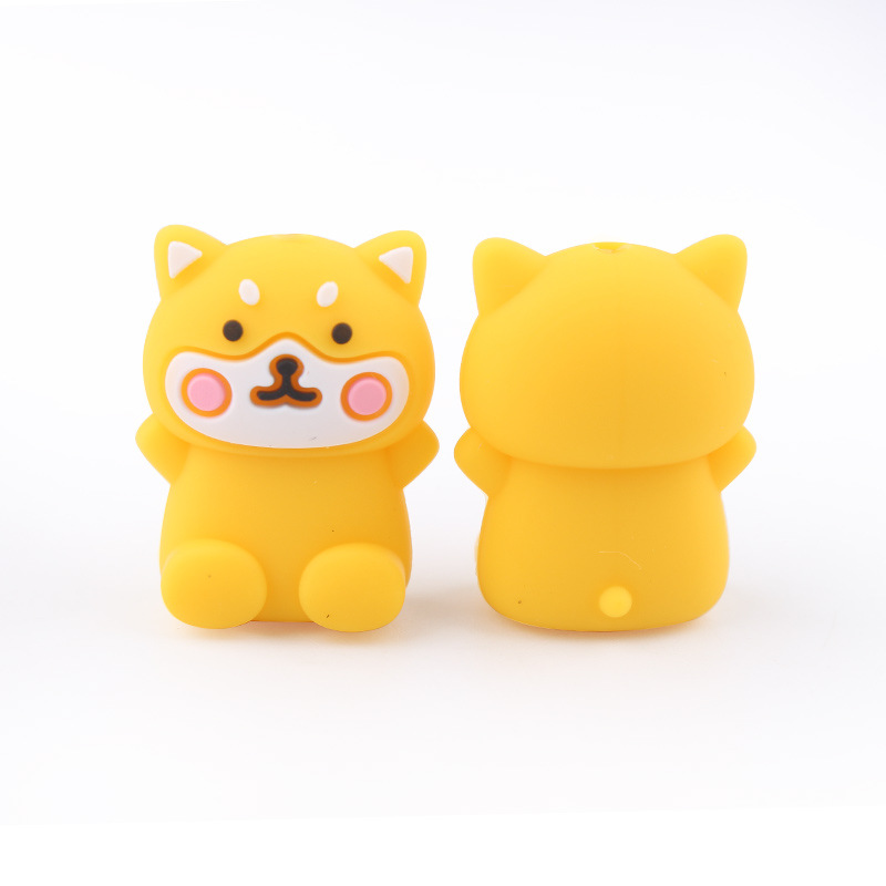 Productos para bebés de dibujos animados 3D animales de silicona joyas DIY bebés creativos tetas cadena de pulsera de goma juguetes accesorios