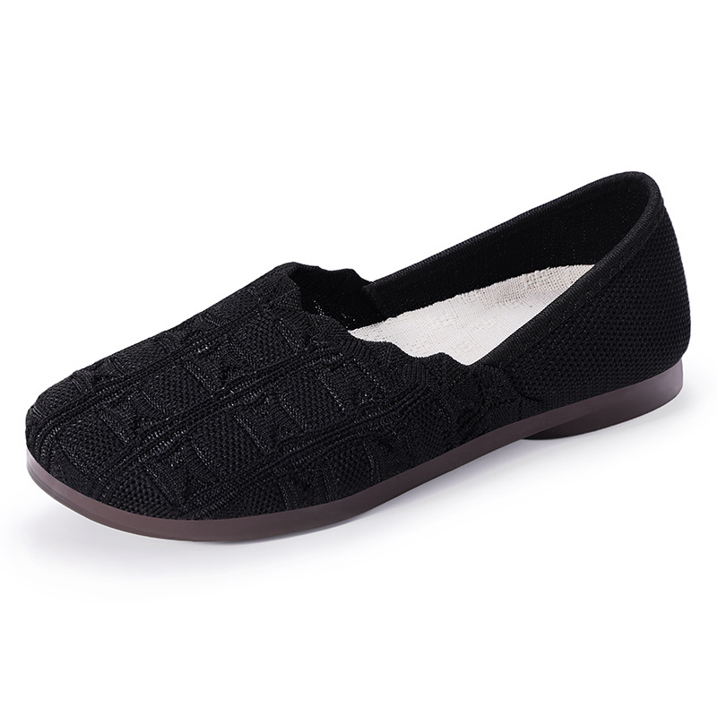 Zapatos de mujer verano nuevo estilo casual zapatos individuales envío transfronterizo suela suave sin pies cansados zapatos de mujer transpirables zapatos de madre de un pie