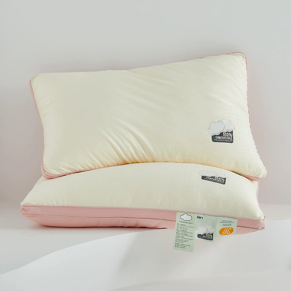 Three-dimensional Cloud Comfort Pillow Low Pillow Pink
