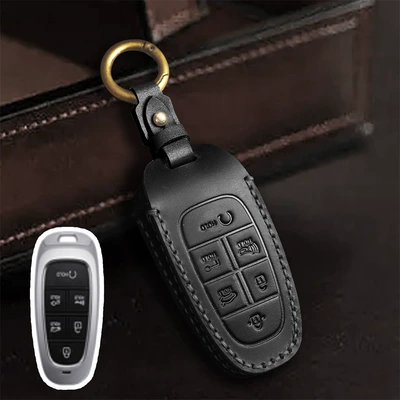 Car key bag – case buckle - black-6-keys