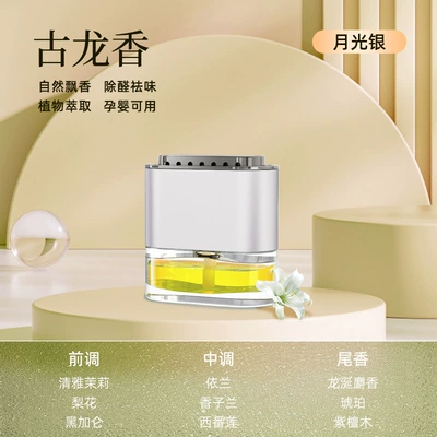 Car Aromatherapy Car Air Conditioner Air Outlet Small Ornaments Long-Lasting Light Fragrance Car Deodorizing Car Perfume (Car Perfume Aromatherapy) - jk-42-june-silver-cologne