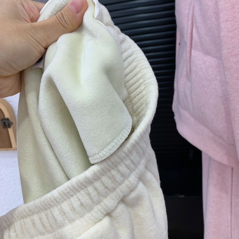 感流行运动风套装女秋冬季新款短款卫衣加厚无袖马甲三件套女|undefined