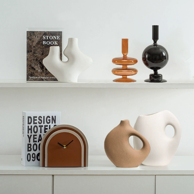 Современный скандинавский премиум-смысл земли мягкий цвет украшения домашний модельный номер гостиная телевизор шкаф винный шкаф арт-декор