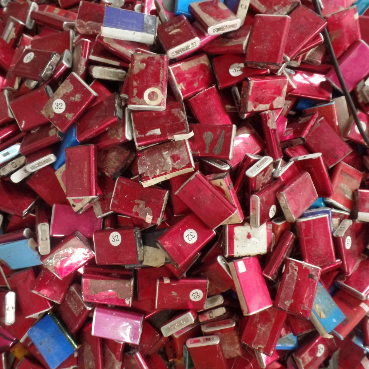 Завод прямой красный Sanyo 103450 импортный литиевый аккумулятор 1800- 2000 мАч