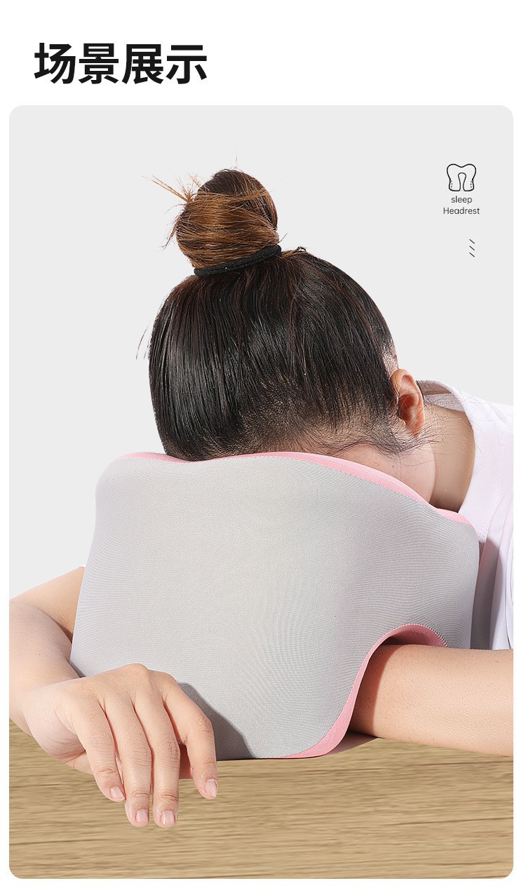 Cross-Border Nap Pillow, Office Slow Rebound Memory Foam Sleeping Pillow, Student Neck Pillow, Airplane Travel U-Shaped Pillow
