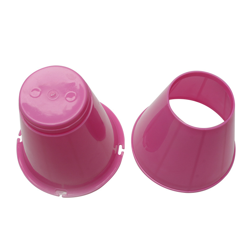 Brillante estilo Chanel envoltura de flores artefacto tubo de flecha de plástico grande tamaño pequeño mayor arreglo floral fijo liner titular de la flor de la base