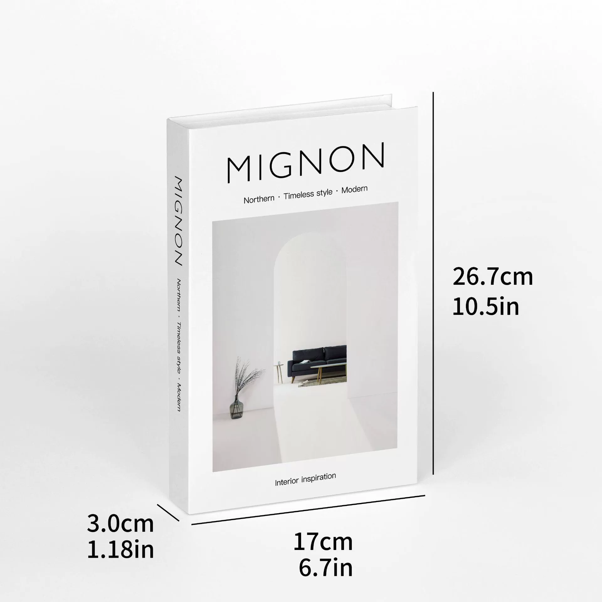 Simple and modern fake book decorative bookmaker Furnishing Room Design Magazine Model Model Model Model Room soft furnishings