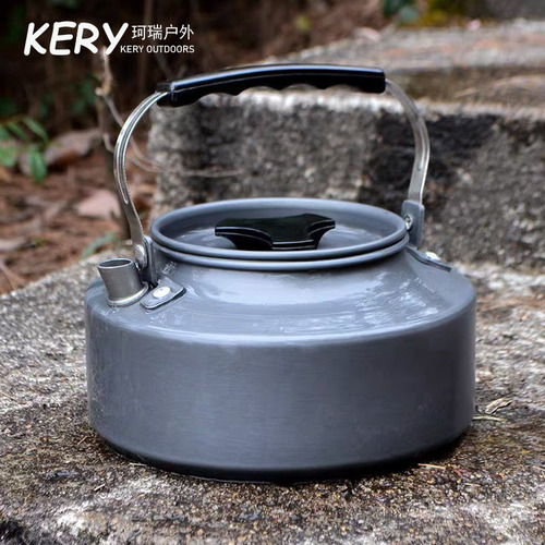 Outdoor supplies outdoor pot single coffee pot outdoor single pot black handle