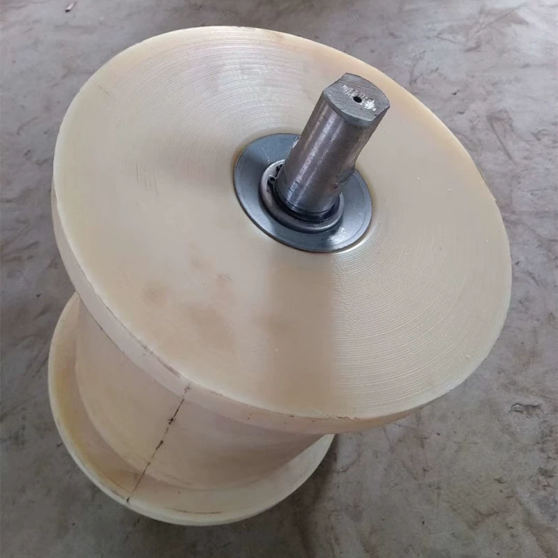 Ролики для нейлоновых полов для шахт, полимерные ролики для угольных шахт различных спецификаций, износостойкие полиуретановые нейлоновые ролики для полов, огнестойкие ролики для полов.