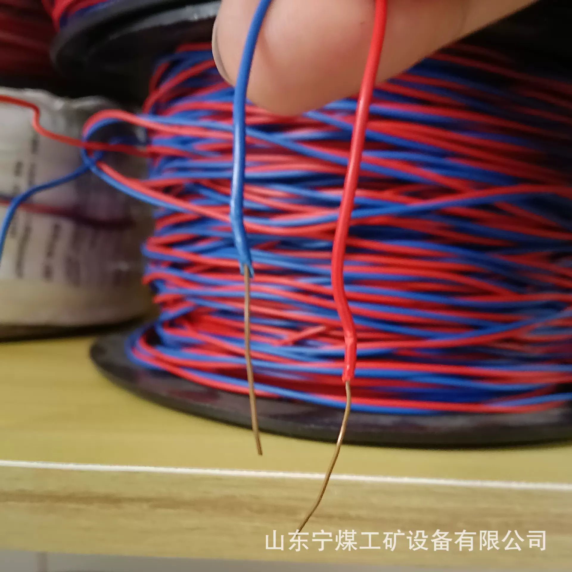 隧道数码管铜芯线 0.62/0.52双股连接延长线 工程矿用纯铜子线