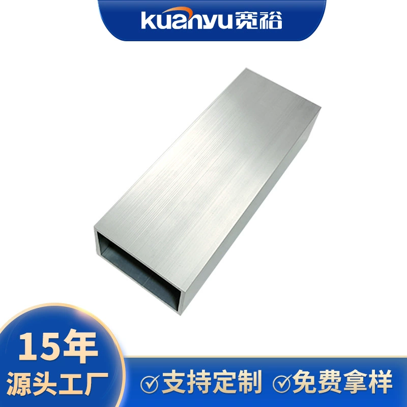 Плоская труба из нержавеющей стали 304 Плоская труба 20×5 для строительной техники Прямоугольная труба из нержавеющей стали 316 Обработка и изготовление на заказ 6m