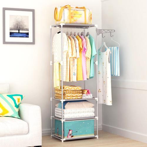 New multifunctional coat rack, fashionable multi-layer clothes hanger, rotating clothes rack, storage and organization, reinforcement for floor-standing bedroom