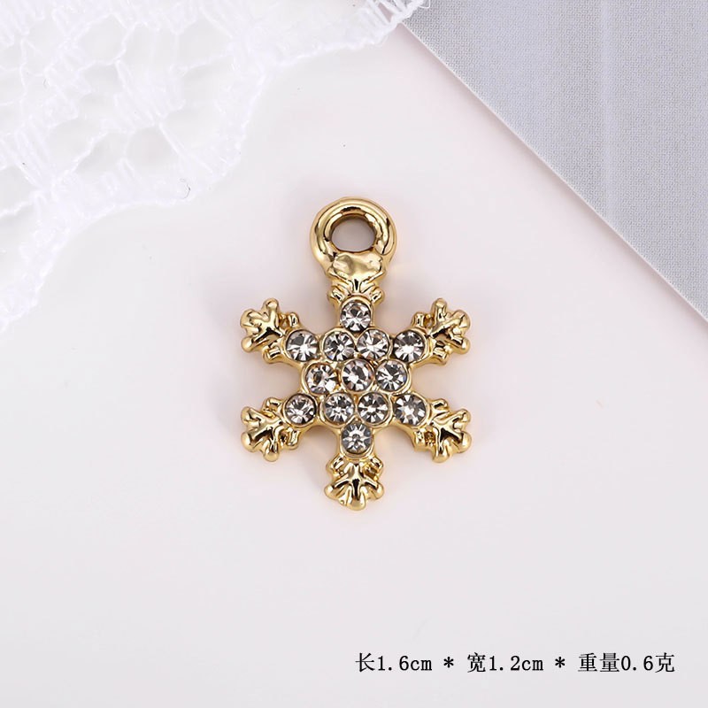 Small snowflake gold