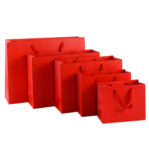 White cardboard handbag gift bag gift bag kraft paper food clothing hand bag jewelry wrapping paper bag wholesale