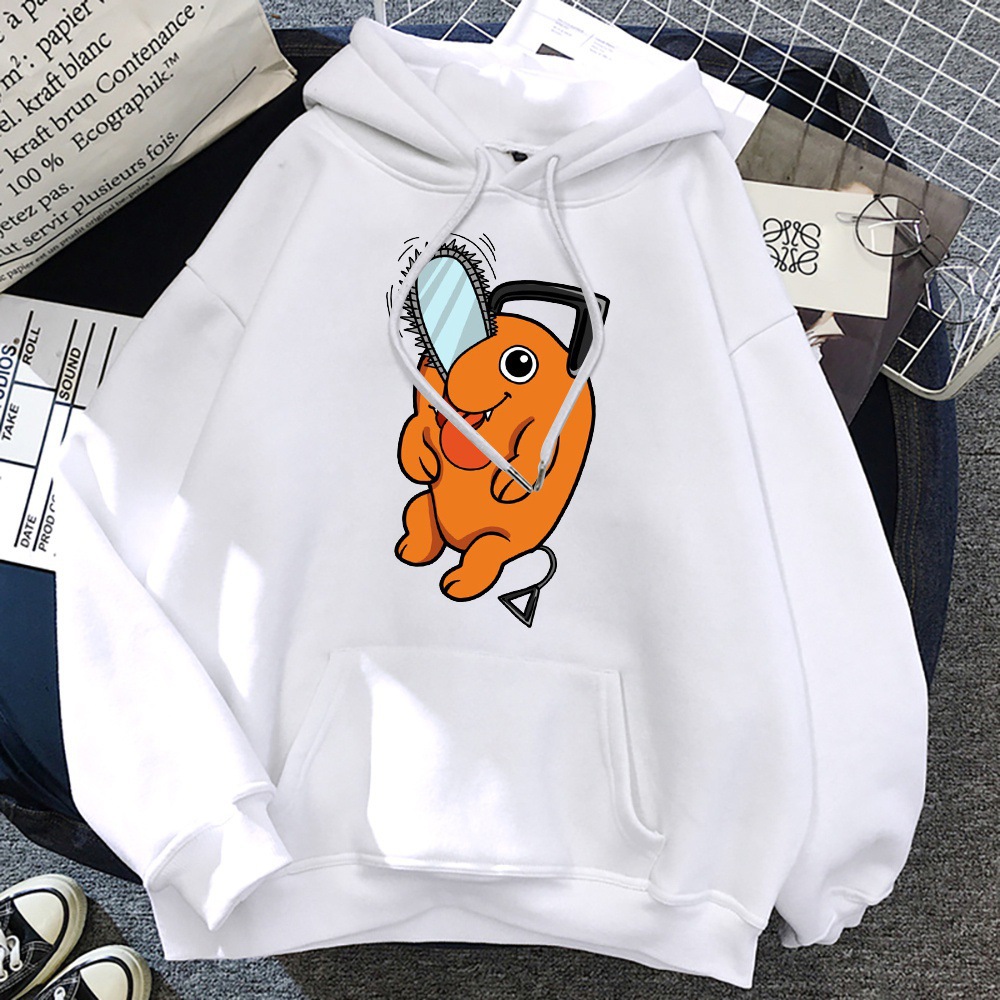 New Pochita Hoodies Fashion Anime Harajuku Pullovers Women