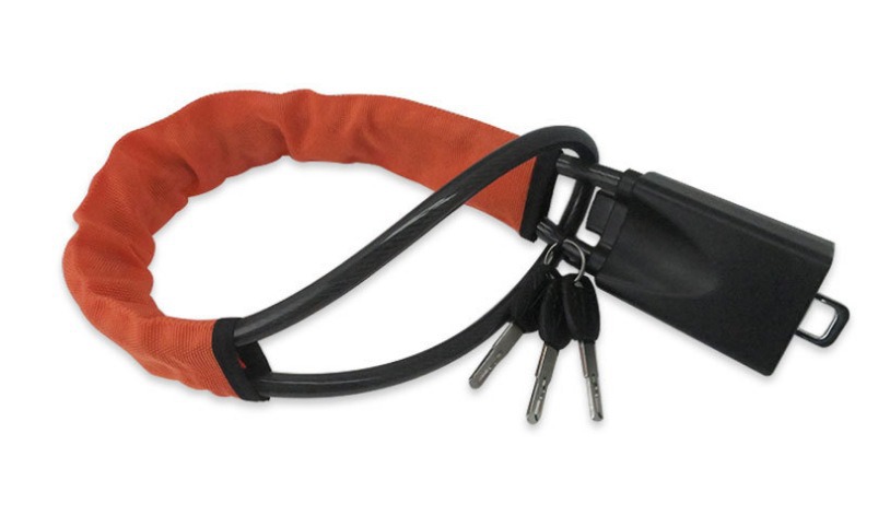 12582 와이어 로프 오렌지(키 3개 포함)