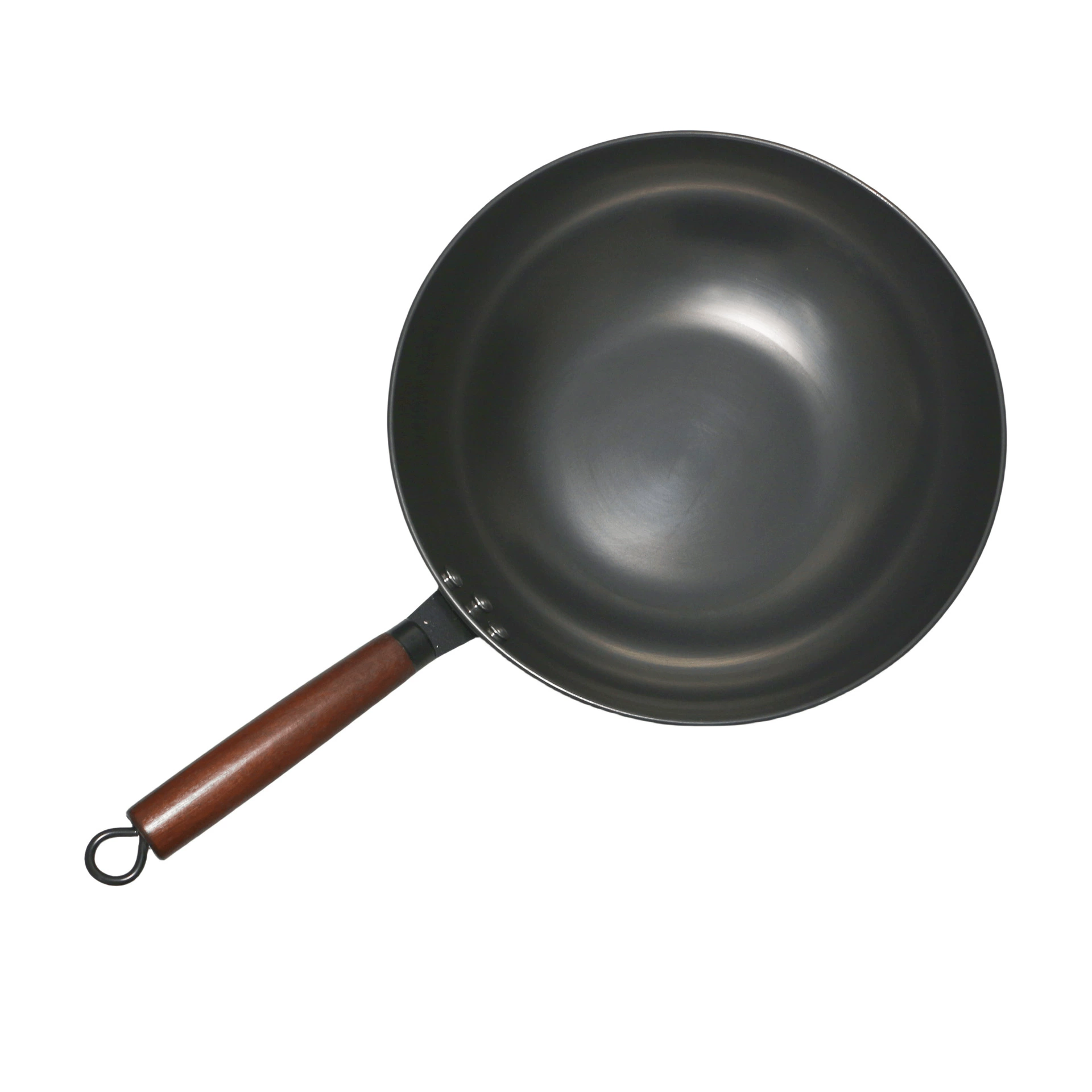 Iron pan stir -fried pot house fried cooker old -style pan -gas stove induction cooker universal coating without sticky pot