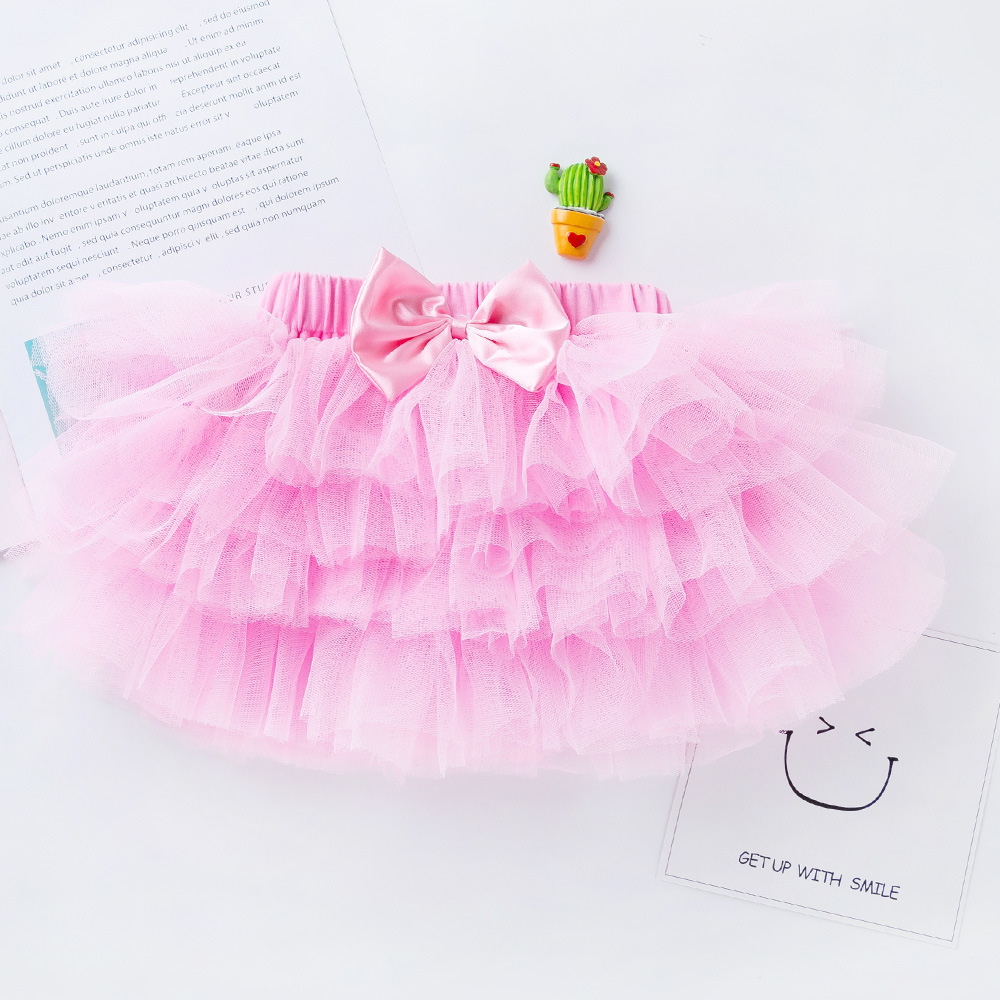 Benafique 2022 nuevo bebé verano vestido de color sólido vestido de seis capas 0 - 2 años vestido infantil vestido infantil