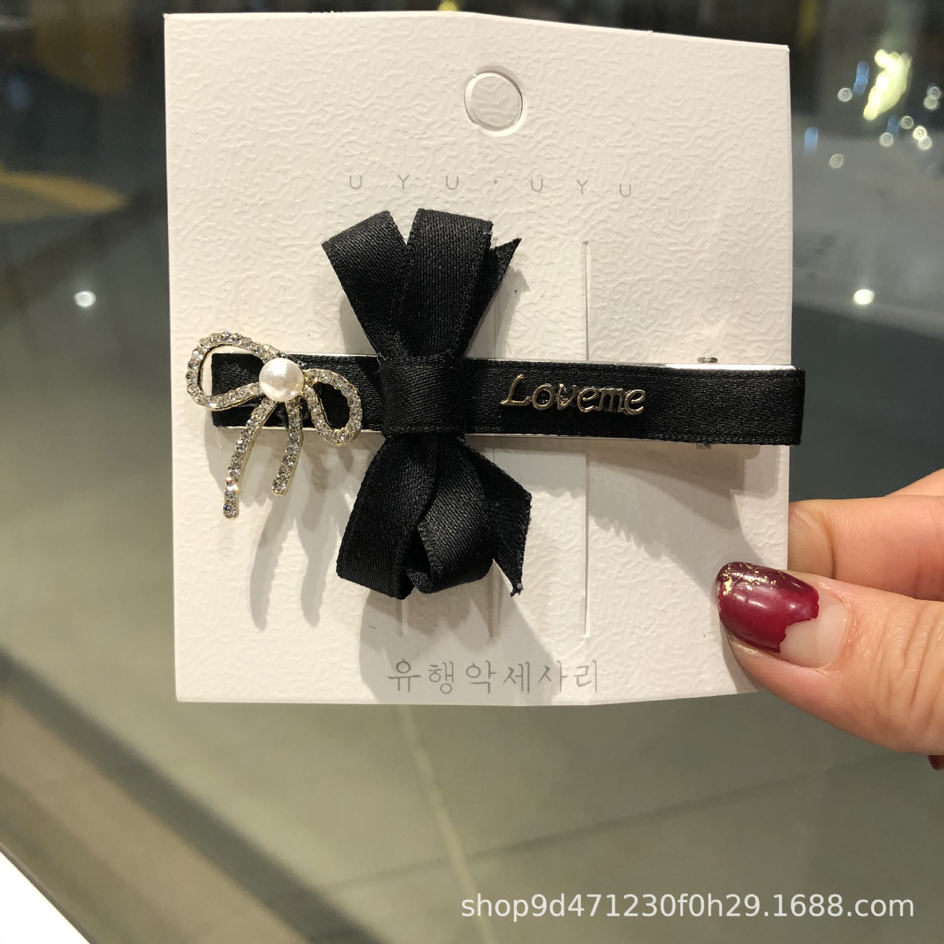 Japanese-style mesh pearl bow hair tie hair clips, sweet and versatile hair bands, soft girl hair accessories, headwear clips, duckbill clips pic 22