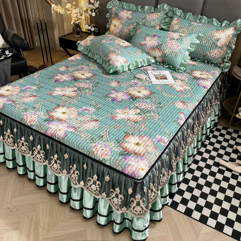 Матрац? Actually input: "Mat, set, silk removable bedspread, European style, 3 piece set"