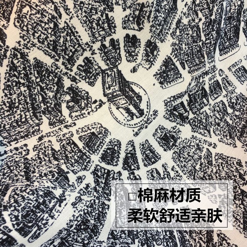 棉麻披肩方巾丝巾女2025新款冬季黑白高级感百搭装饰围巾围脖批发|undefined