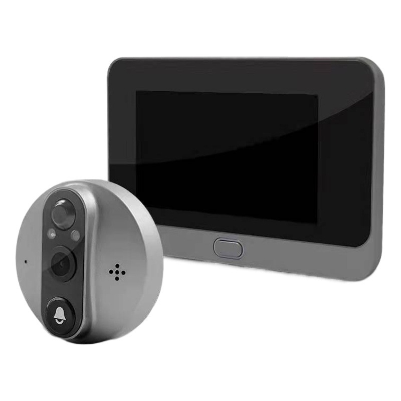 Graffiti inteligente HD monitoreo de teléfono móvil ojo de gato timbre de video inalámbrico WiFi intercomunicador electrónico protección de seguridad para el hogar