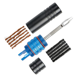 Bicycle Vacuum Tire Repair Tool Valve Removal Tool Three-In-One Tubeless Vacuum Valve Tool Tire Repair Strip