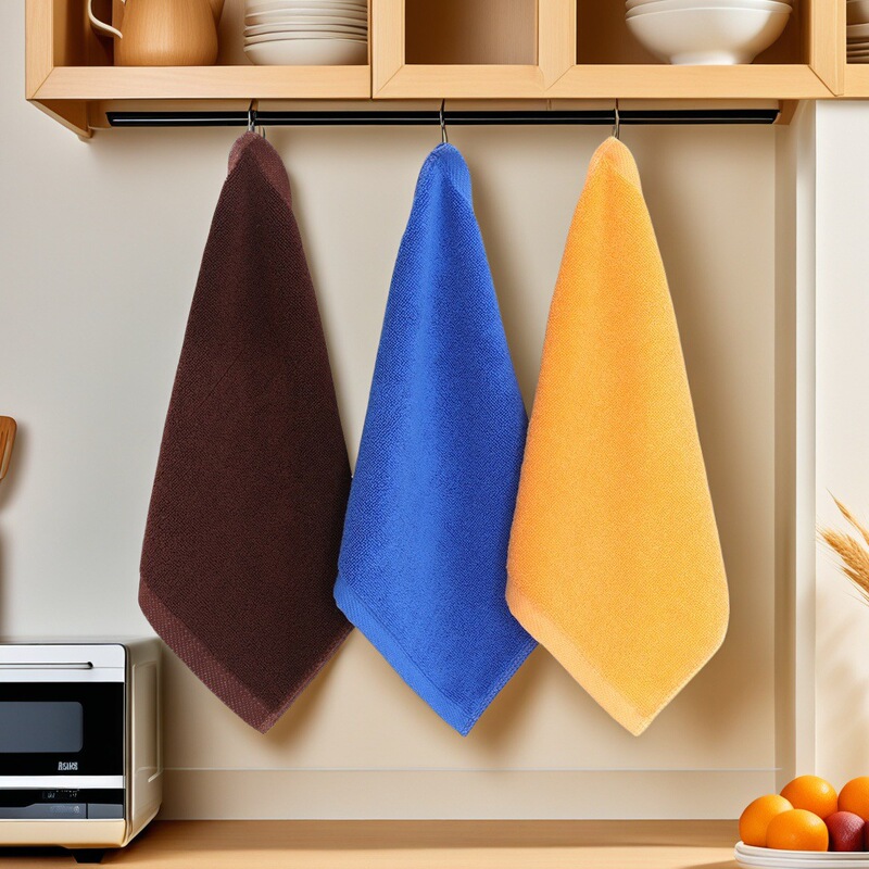 Pure Cotton Hotel Square Towel Soft Flat Woven Pure Color Non-Shedding Non-Fading Bar Small Towel Square Towel