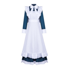 人形机器人cos服格斗家玛丽长款女仆裙咖啡厅女仆装cosplay扮演服