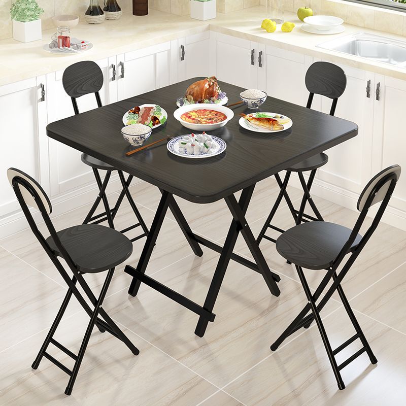 Mesa de comedor retráctil de casa de alquiler pequeña simple y portátil mesa de negociación doméstica multifuncional económica mesa plegable image 4