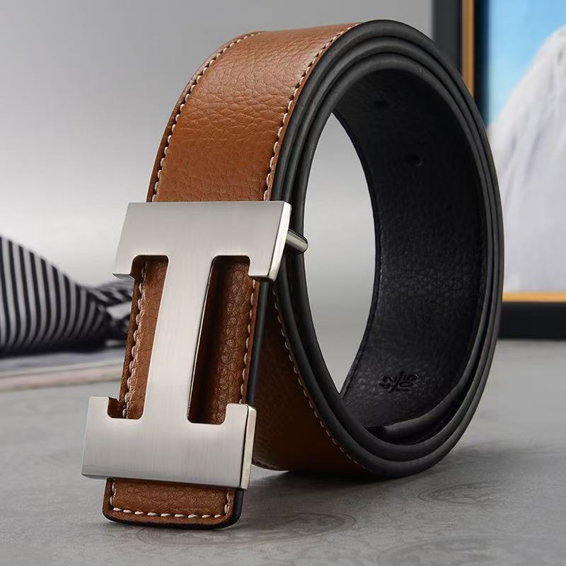 Hermes H Reversible Belt Gold Black