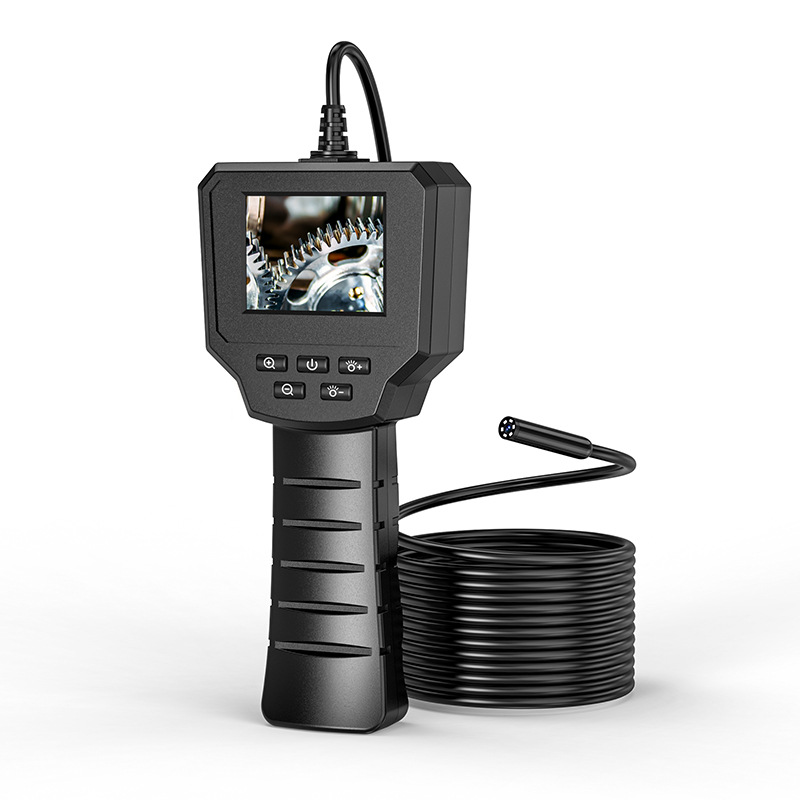 2.4 inch Screened Endoscope for Car Repair Tubes, High-Resolution Camera, Waterproof Underwater Probe, Cross-Border Product