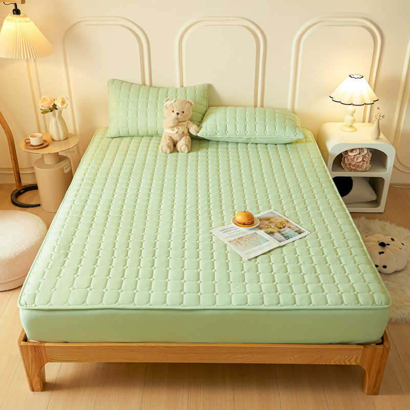 Bread grid-mustard green