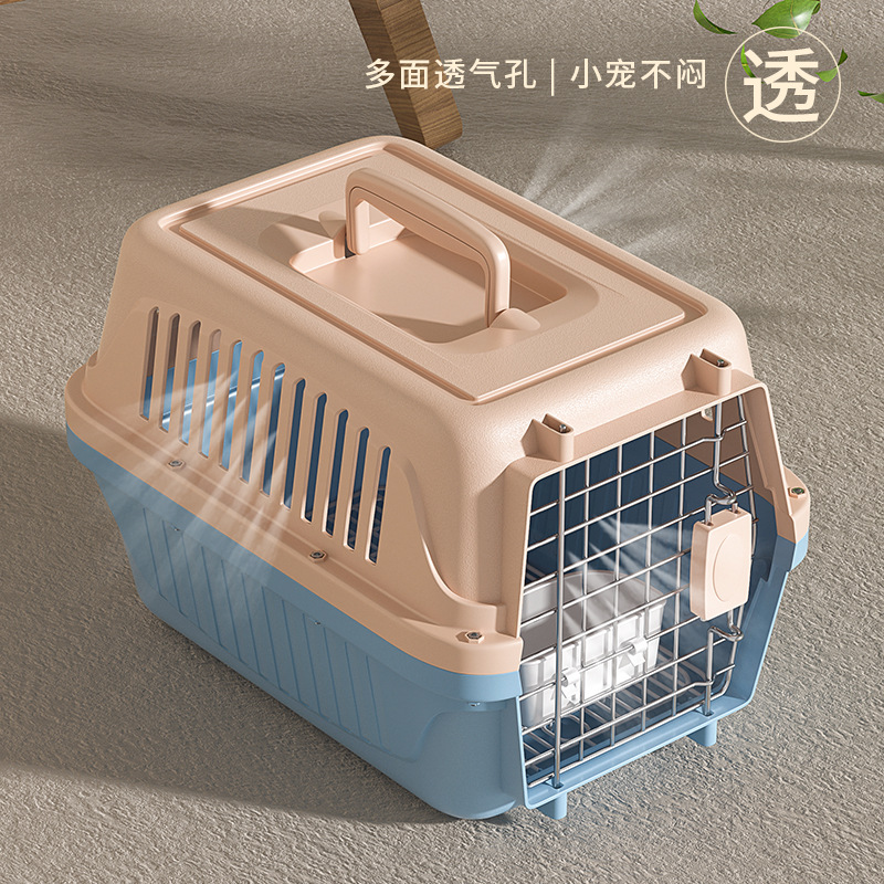 (impuestos incluidos) aviones para mascotas, maletas para gatos y perros, maletas de envío, bolsas para gatos generales de cuatro estaciones gruesas