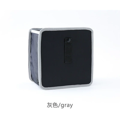Car storage bag/box Car Multifunctional Folding Trash - gray