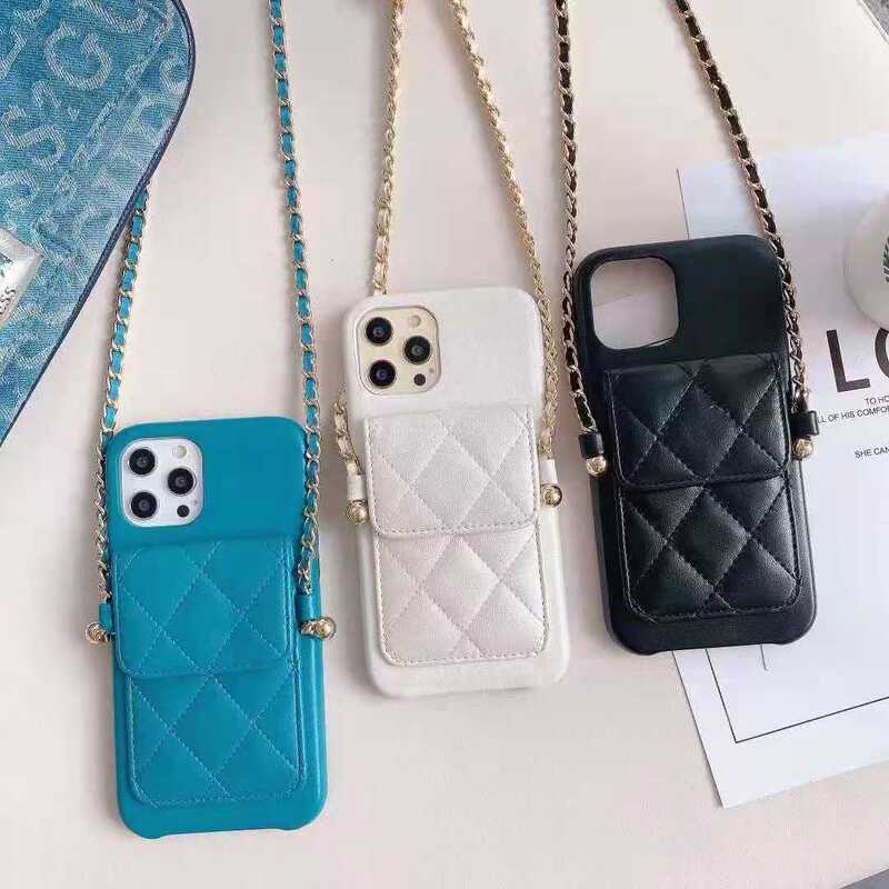 European and American Iphone17/16Pro Max Mobile Phone Case Suitable for Apple 14 Card Strap 15 Leather Protective Cover 13