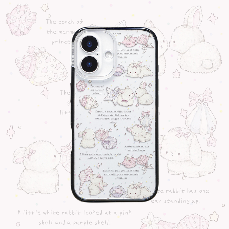 Full Coverage Lens Protection Case for Apple 17, iPhone 17 Pro Max, Cute Rabbit Design, Transparent Case for 16, 17 Pro Full Coverage Lens Protection Case for Apple 17, iPhone 17 Pro Max, Cute Rabbit Design, Transparent Case for 16, 17 Pro