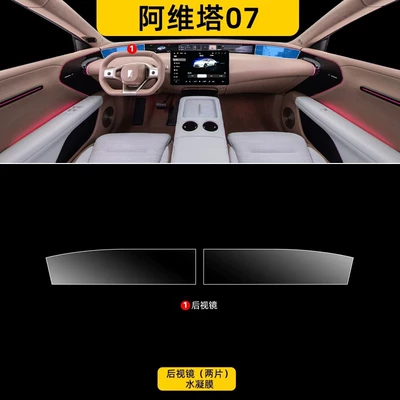 Protection Screen Tempered Film Central: Car interior film - avita-07-integrated-screen-hydrogel-film