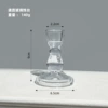 Small gourd rod wax glass candlestick