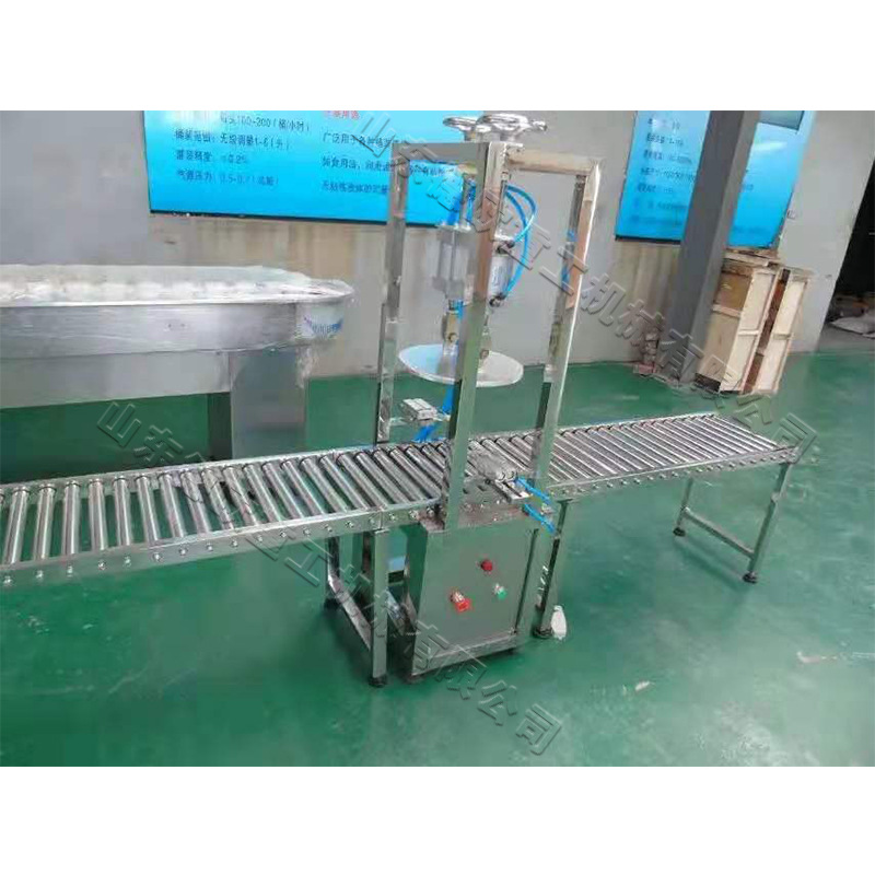 日化产品装桶压盖封口机 润滑油桶封盖机 桶装乳胶漆封装机 供应