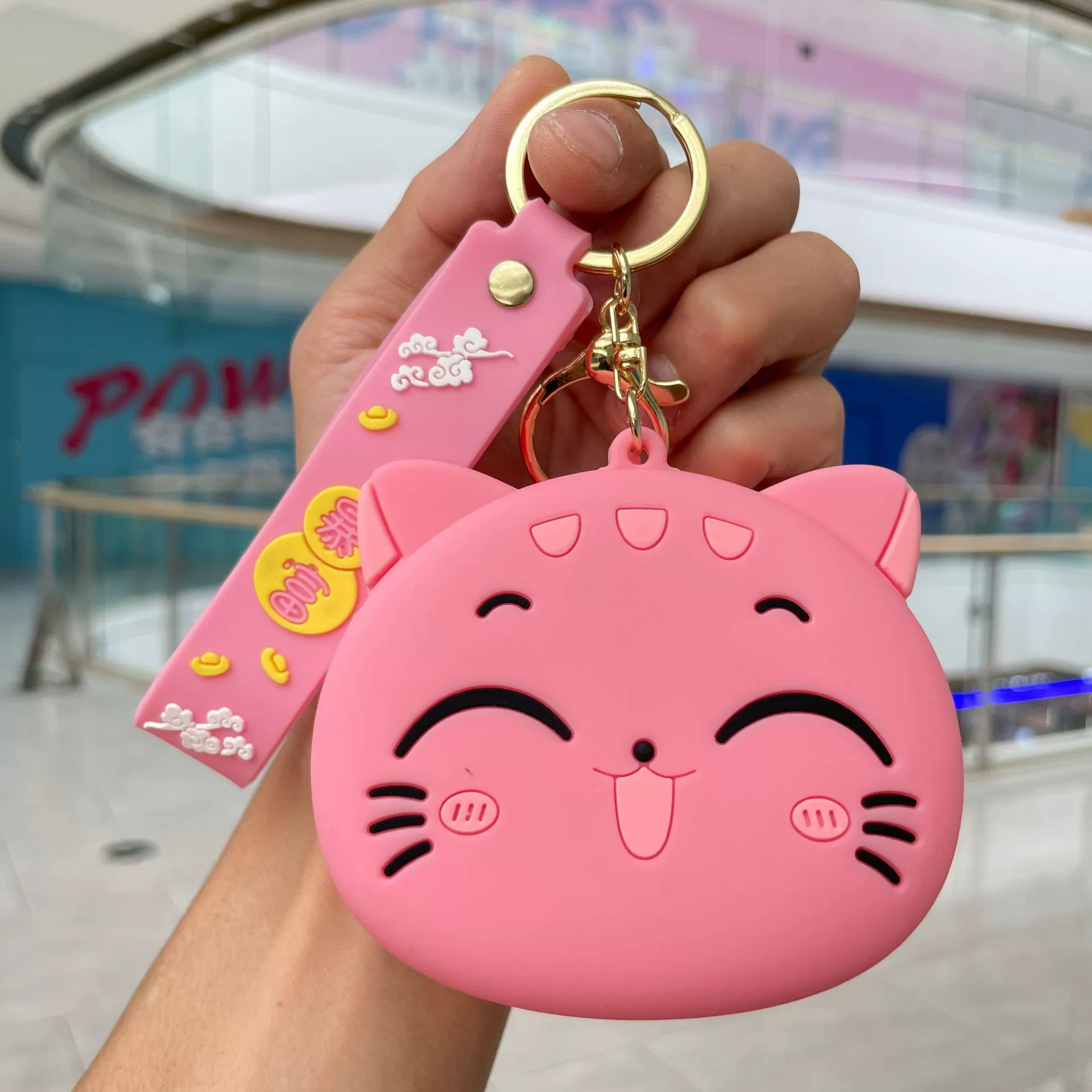 Sanrio силиконовый кошелек, сумочка для ключей, брелок, подвеска, подарок на день рождения
