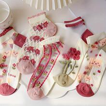H 26981 Cartoon Crystal Silk Socks ��ͨˮ��˿��Ͳ����