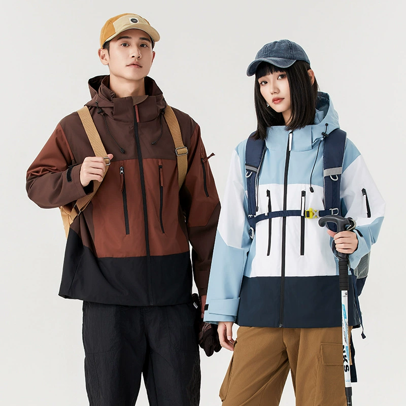 Австрийский бархатный куртка три в одном съемная теплая туристская одежда пара модная куртка для мужчин