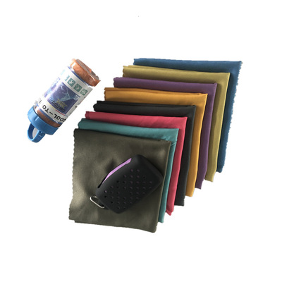 新款乱纹冷感毛巾运动健身速干冰凉巾防暑降温凉感毛巾定制|ms