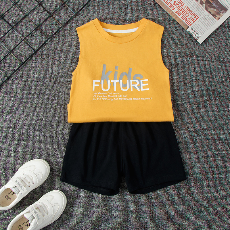 Chaleco DE LOS NIÑOS algodón niñas bebé niños nueva camiseta de verano al por mayor de verano Delgado deportes camiseta sin mangas